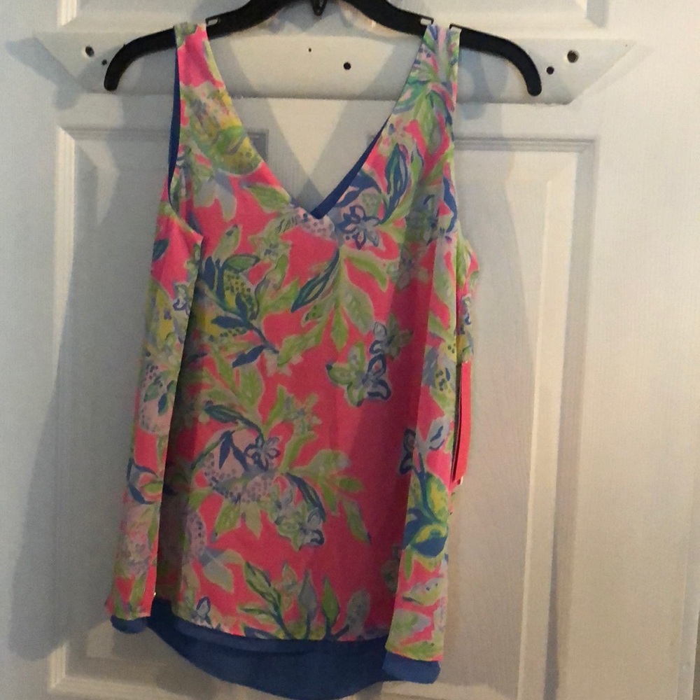 Lilly Pulitzer reversible Florin tank